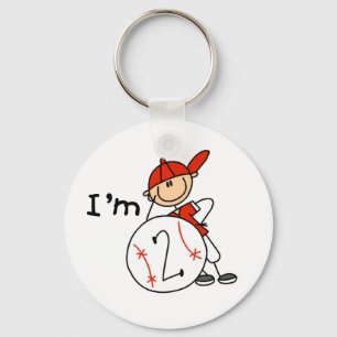 Porte-clés T-shirts et cadeaux de baseball pour garçons de 2
