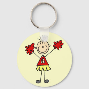 Porte-clés T-shirts et Cadeaux de Cheerleader en Bâtonnets