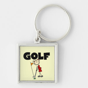 Porte-clés T-shirts et cadeaux de GOLF de filles