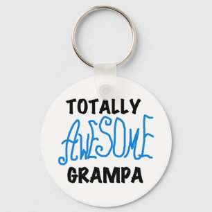 Porte-clés T-shirts et cadeaux de Grampa bleu absolument géni