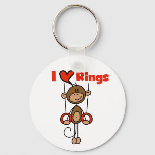 Porte-clés T-shirts et cadeaux de gymnaste qui aime les annea
