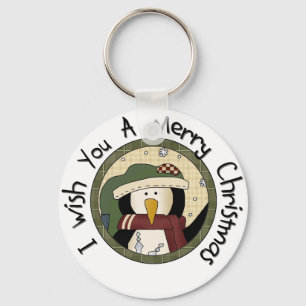 Porte-clés T-shirts et cadeaux de Joyeux Noël de pingouin