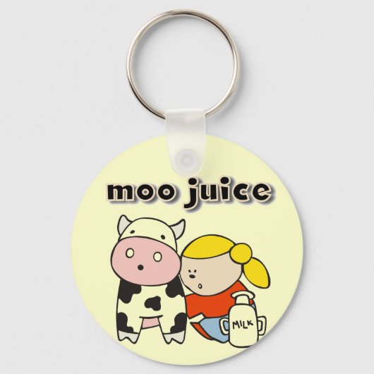 Porte-clés T-shirts et cadeaux de jus de MOO (Recto)