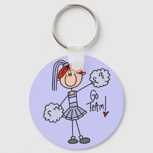 Porte-clés T-shirts et cadeaux de meneuse de jeu lavande