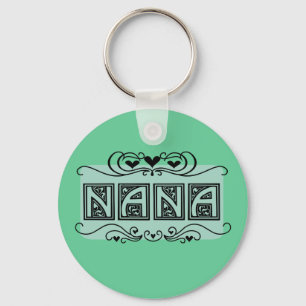 Porte-clés T-shirts et cadeaux de Nana de plaque signalétiqu