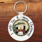 Porte-clés T-shirts et cadeaux de Noël Pingouin (Recto)