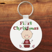 Porte-clés T-shirts et cadeaux de Noël pour la petite fille (Recto)