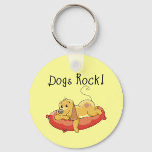 Porte-clés T-shirts et cadeaux de roche de chiens