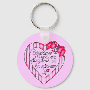Porte-clés T-shirts et cadeaux de Scrapbooker de coeur d'ange