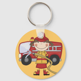 Porte-clés T-shirts et cadeaux féminins pompiers