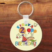 Porte-clés T-shirts et cadeaux Fiesta 2e anniversaire (Recto)