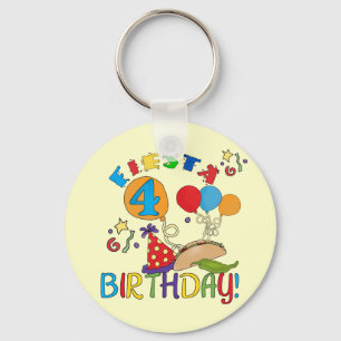 Porte-clés T-shirts et cadeaux Fiesta 4th Birthday