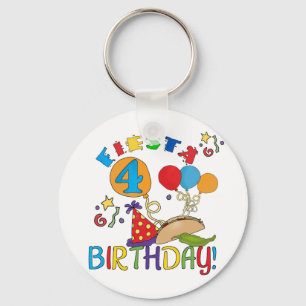 Porte-clés T-shirts et cadeaux Fiesta 4th Birthday