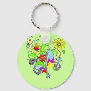 Porte-clés T-shirts et cadeaux Fleurs et Fils
