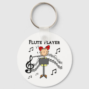 Porte-clés T-shirts et cadeaux Flute Player