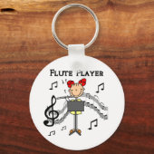 Porte-clés T-shirts et cadeaux Flute Player (Recto)