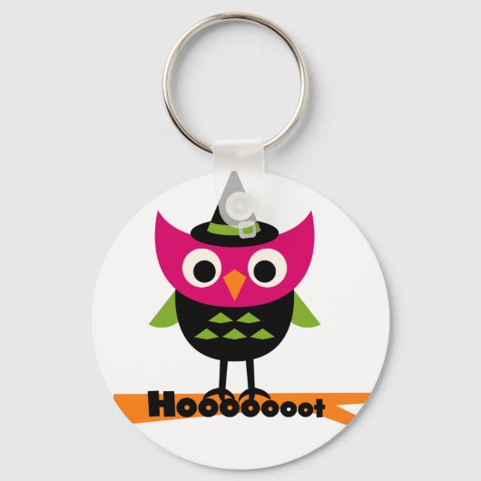 Porte-clés T-shirts et cadeaux Halloween Owl (Recto)