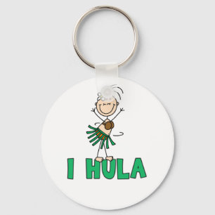Porte-clés T-shirts et Cadeaux I Hula Figurine Bâton