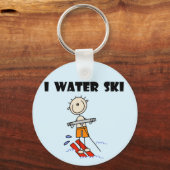 Porte-clés T-shirts et cadeaux I Water Ski (Recto)