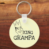 Porte-clés T-shirts et cadeaux King Grampa (Recto)