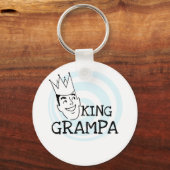 Porte-clés T-shirts et cadeaux King Grampa (Recto)