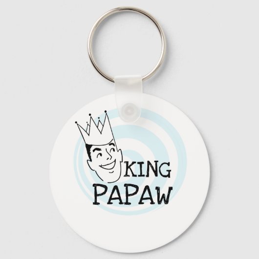 Porte-clés T-shirts et cadeaux King Papaw (Recto)
