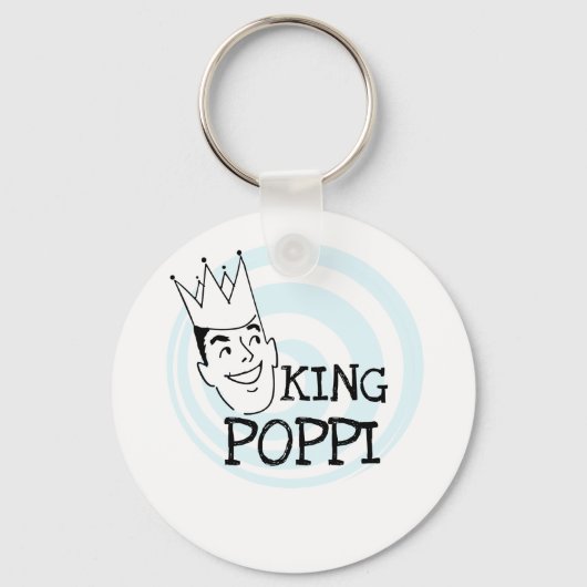 Porte-clés T-shirts et cadeaux King Poppi (Recto)