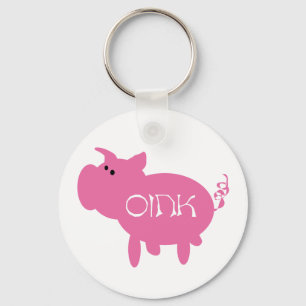 Porte-clés T-shirts et cadeaux krouik-krouik roses de porc