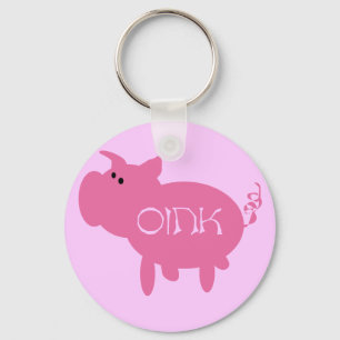 Porte-clés T-shirts et cadeaux krouik-krouik roses de porc