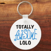 Porte-clés T-shirts et cadeaux Lolo bleu absolument géniaux (Recto)