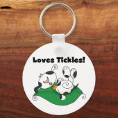 Porte-clés T-shirts et cadeaux Loves Tickles (Recto)