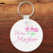 Porte-clés T-shirts et cadeaux Mère Fleurs Roses (Recto)