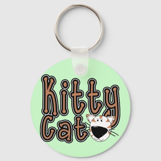 Porte-clés T-shirts et cadeaux mignons de chat de Kitty (Recto)
