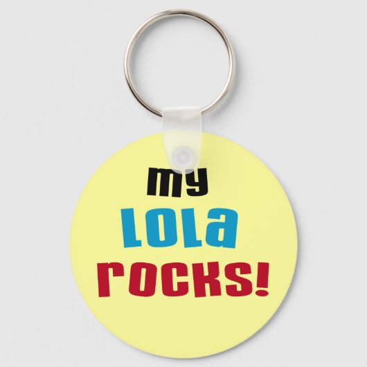 Porte-clés T-shirts et cadeaux My Lola Rocks (Recto)