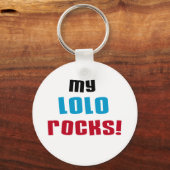 Porte-clés T-shirts et cadeaux My Lolo Rocks (Recto)