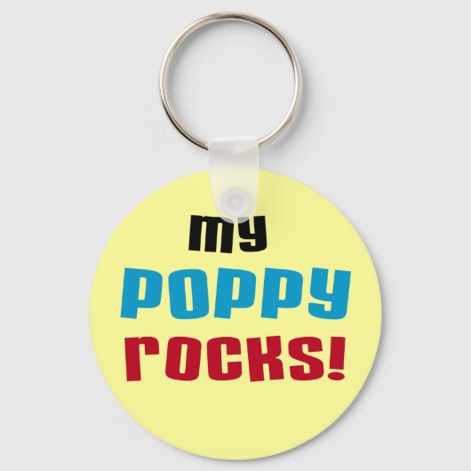 Porte-clés T-shirts et cadeaux My Poppy Rocks (Recto)