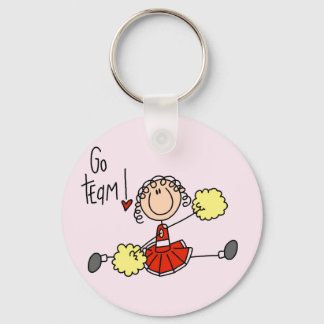 Porte-clés T-shirts et cadeaux Pom-pom girl rouges