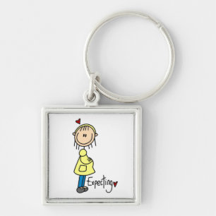Porte-clés T-shirts et cadeaux pour future maman