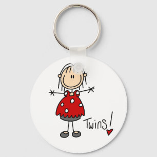 Porte-clés T-shirts et Cadeaux pour Future Maman de Jumeaux