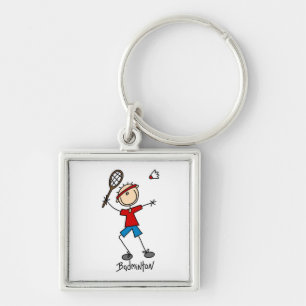 Porte-clés T-shirts et cadeaux pour joueurs de badminton