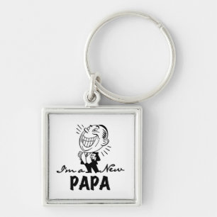 Porte-clés T-shirts et cadeaux pour papa nouveau souriant