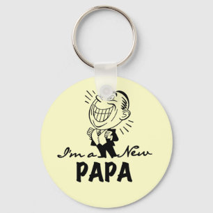 Porte-clés T-shirts et cadeaux pour papa nouveau souriant