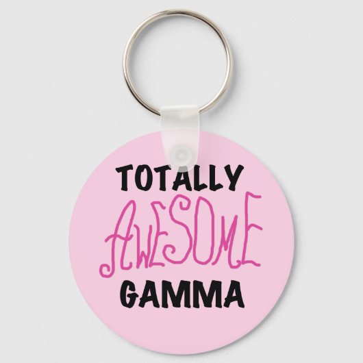 Porte-clés T-shirts et cadeaux roses gamma totalement (Recto)