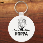 Porte-clés T-shirts et cadeaux Smiling New Poppa (Recto)