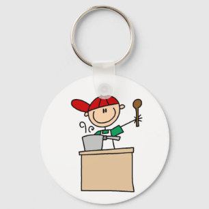 Porte-clés T-shirts et cadeaux Stick Figure Cook homme