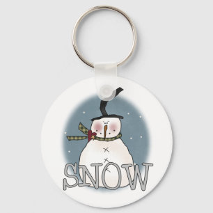 Porte-clés T-shirts et cadeaux Stovepipe Casquette Snowman
