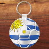 Porte-clés T-shirts et cadeaux Uruguay Soccer (Recto)