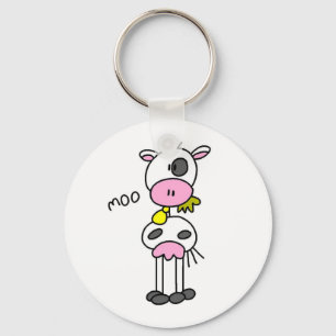 Porte-clés T-shirts et cadeaux Vache en bâtonnets