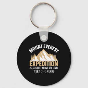 Porte-clés T Shirts Vintage Mont Everest Vacances de Ski Tri