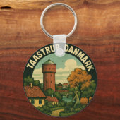 Porte-clés Taastrup Denmark Tower (Verso)